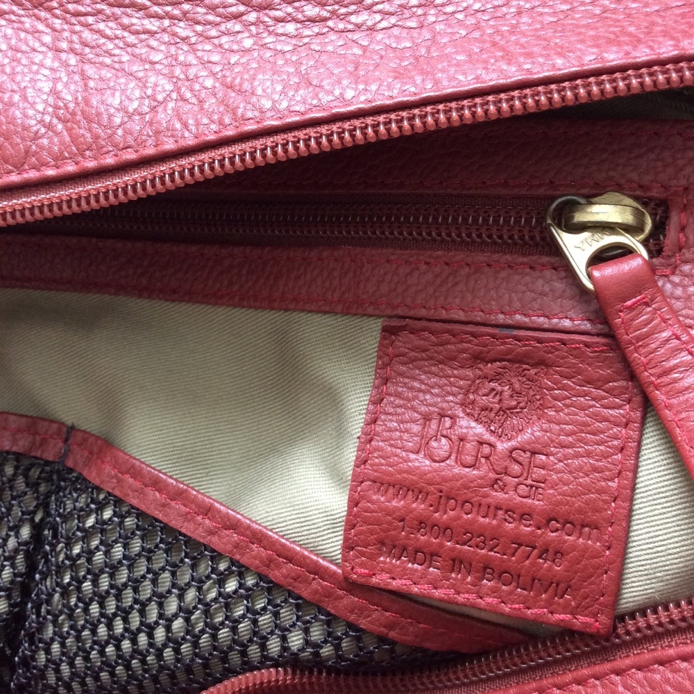 JP Ourse Duffle Weekender - Berry & Black - Picture 4 of 13
